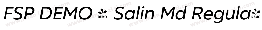FSP DEMO - Salin Md Regula字体转换